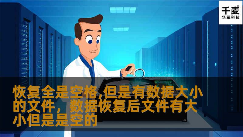 恢复全是空格,但是有数据大小的文件，数据恢复后文件有大小但是是空的