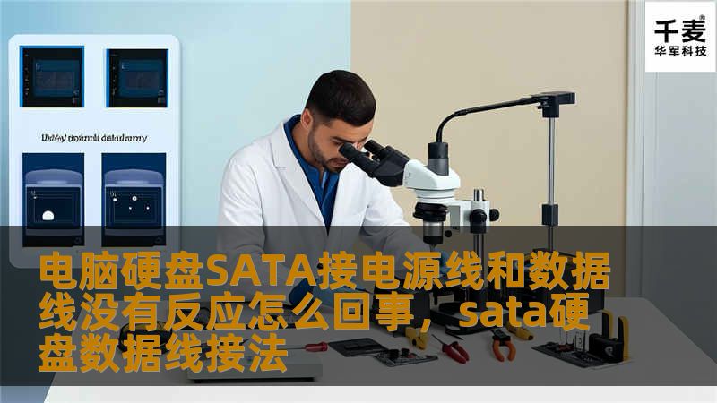 电脑硬盘SATA接电源线和数据线没有反应怎么回事，sata硬盘数据线接法
