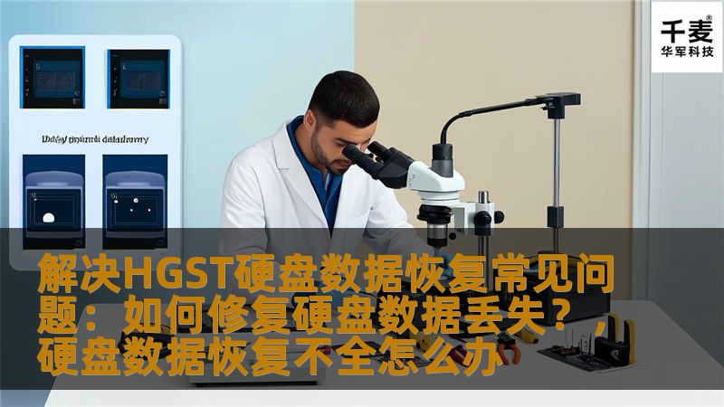 解决HGST硬盘数据恢复常见问题：如何修复硬盘数据丢失？，硬盘数据恢复不全怎么办