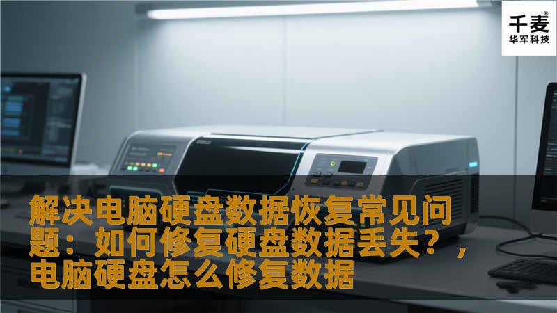 解决电脑硬盘数据恢复常见问题：如何修复硬盘数据丢失？，电脑硬盘怎么修复数据