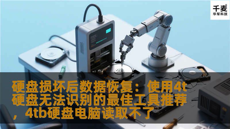 4T硬盘无法识别或出现损坏时，如何恢复其中的重要数据？本文为您推荐一些强大的数据恢复工具，帮助您恢复丢失的数据，避免数据的永久丢失。