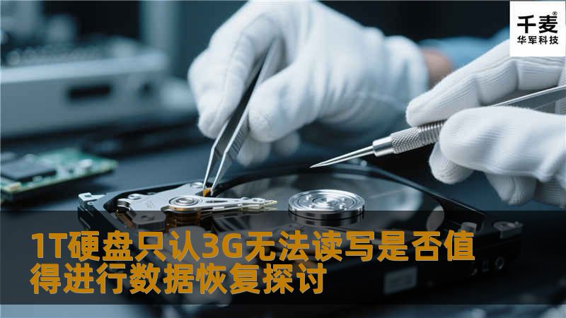 1T硬盘只认3G无法读写是否值得进行数据恢复探讨