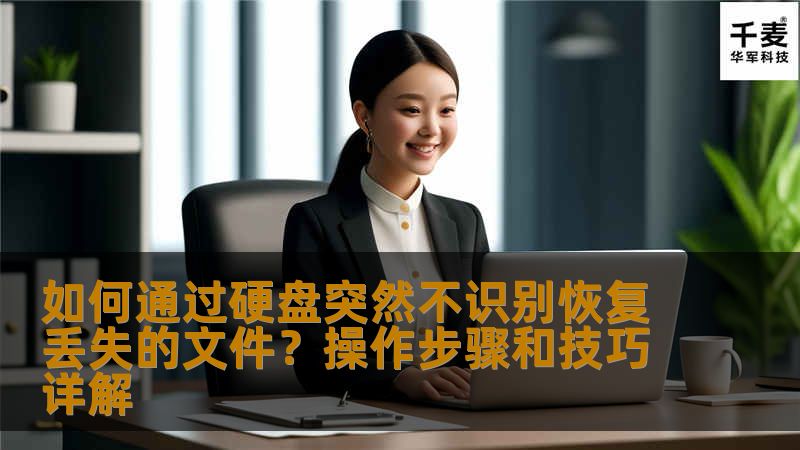 如何通过硬盘突然不识别恢复丢失的文件？操作步骤和技巧详解