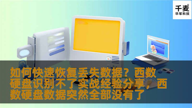 如何快速恢复丢失数据？西数硬盘识别不了实战经验分享，西数硬盘数据突然全部没有了