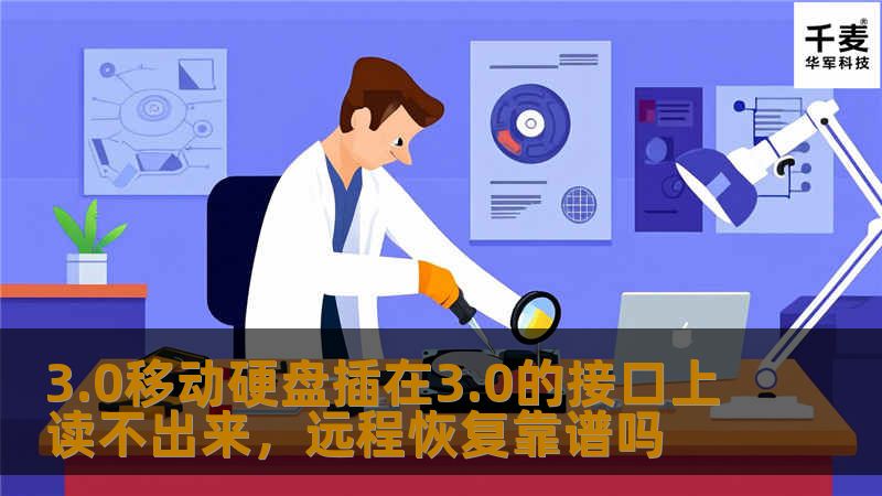 3.0移动硬盘插在3.0的接口上读不出来，远程恢复是否靠谱？本文深入探讨常见故障分析及数据恢复操作步骤。