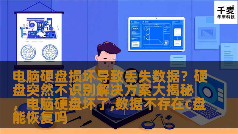 电脑硬盘损坏导致丢失数据？硬盘突然不识别解决方案大揭秘，电脑硬盘坏了,数据不存在c盘能恢复吗
