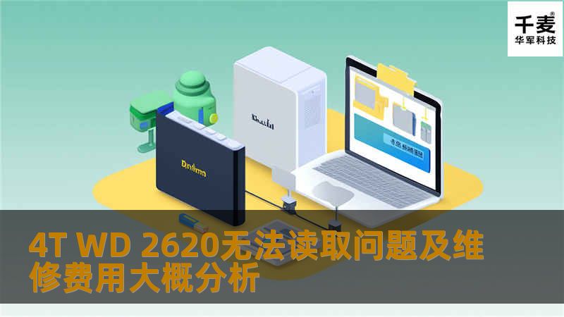 探讨4T WD 2620无法读取问题及其维修费用，提供详细故障分析和解决方案。