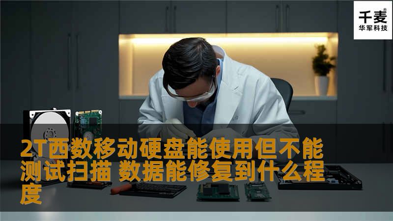 探讨2T西数移动硬盘能使用但不能测试扫描的数据修复效果，分析常见故障及实用恢复步骤。