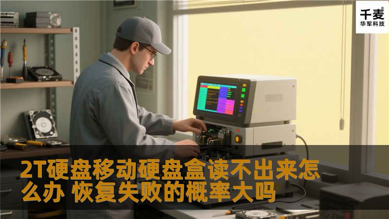 2T硬盘移动硬盘盒读不出来怎么办？本文详细分析常见故障及解决方法，帮助您降低数据恢复失败的概率。