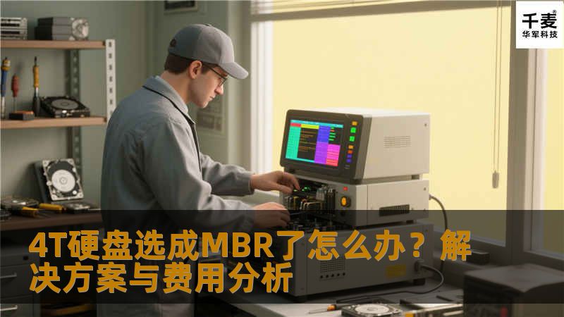 4T硬盘选成MBR了怎么办？本文提供详细的解决方案、操作步骤及费用分析，帮助您快速恢复数据。