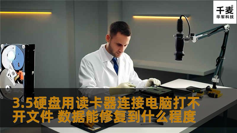 3.5硬盘用读卡器连接电脑打不开文件，了解数据修复的可能性及方法，帮助您解决数据恢复问题。