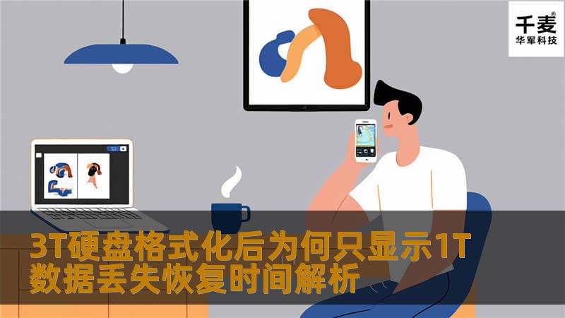 3T硬盘格式化后为何只显示1T数据丢失恢复时间解析