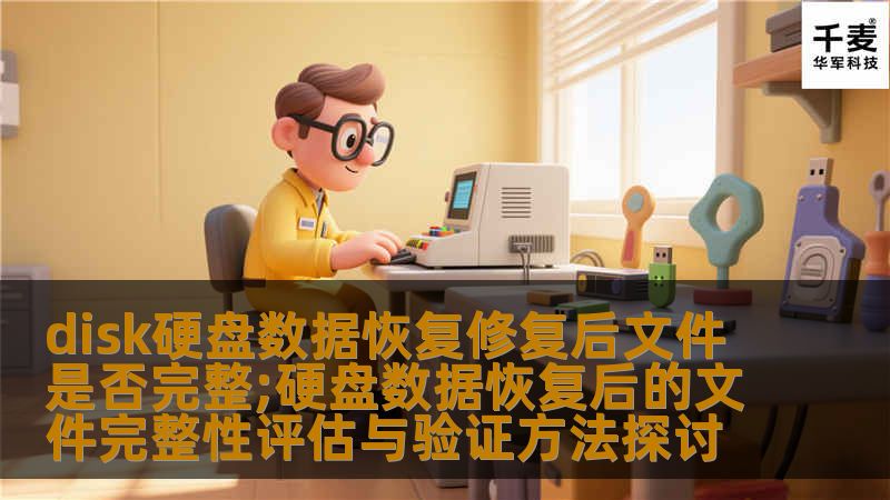 深入探讨disk硬盘数据恢复后文件的完整性评估与验证方法，帮助用户了解数据恢复的有效性与可靠性。