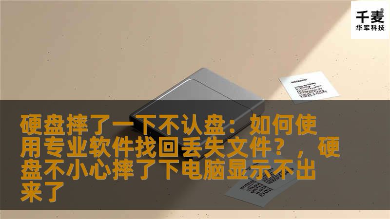 硬盘摔了一下就不认盘了，很多人都曾经历过这种令人崩溃的情况。遇到硬盘故障或丢失数据时，别慌张，专业数据恢复软件能帮助你找回那些丢失的文件。本文将为你介绍如何通过专业恢复工具，最大程度地找回硬盘中丢失的数据。