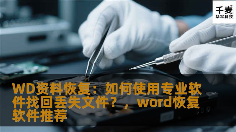 WD资料恢复：如何使用专业软件找回丢失文件？，word恢复软件推荐