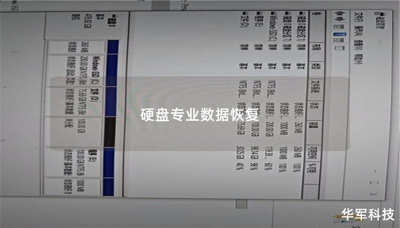 硬盘数据恢复：专业解决方案与技巧