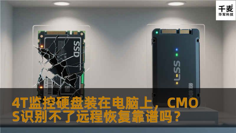 4T监控硬盘安装后CMOS无法识别，远程恢复是否可行？本文分析常见故障及操作方法，提供真实案例与解决方案。
