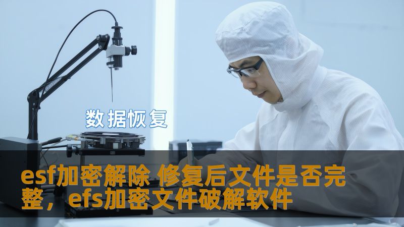 了解ESF加密解除后文件的修复过程，探索如何保障文件数据完整性，避免因加密解除带来的潜在风险，确保您的文件在恢复过程中的安全与完整。