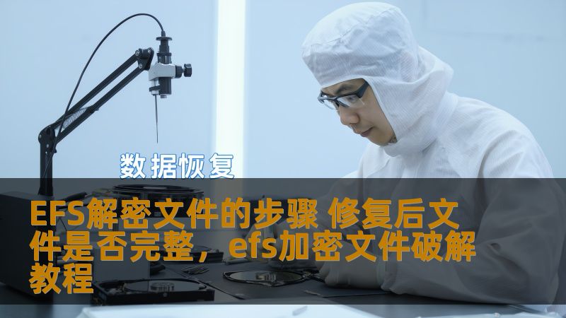 EFS解密文件的步骤 修复后文件是否完整，efs加密文件破解教程