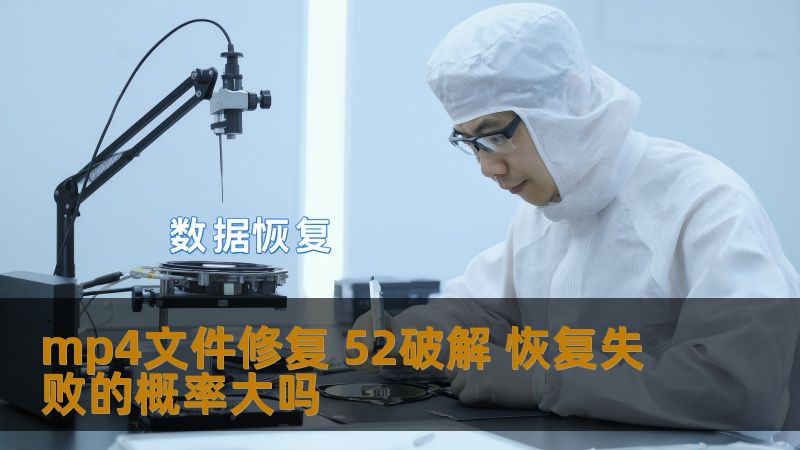 探索mp4文件修复和52破解的技术，了解恢复失败的概率及解决方案。