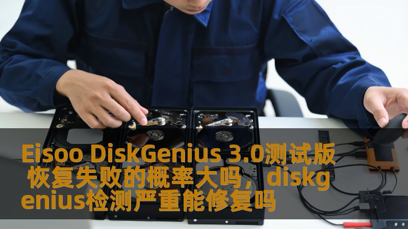 Eisoo DiskGenius 3.0测试版 恢复失败的概率大吗，diskgenius检测严重能修复吗