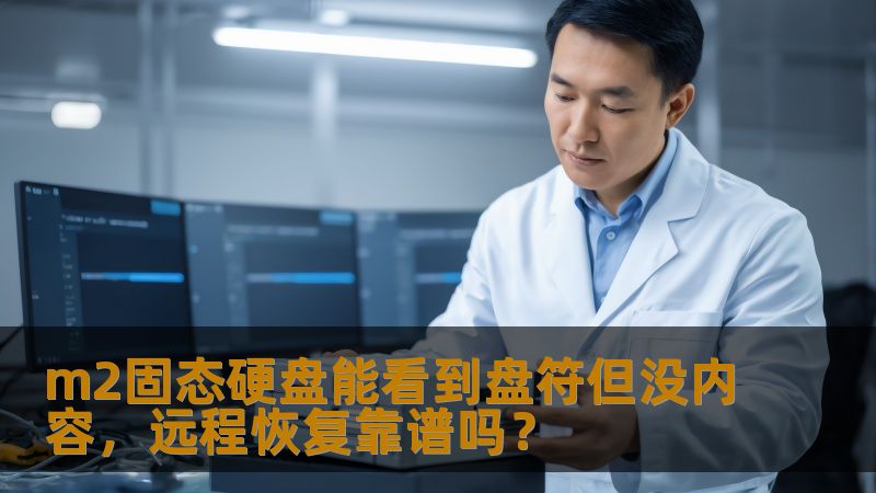 m2固态硬盘能看到盘符但没内容，远程恢复靠谱吗？