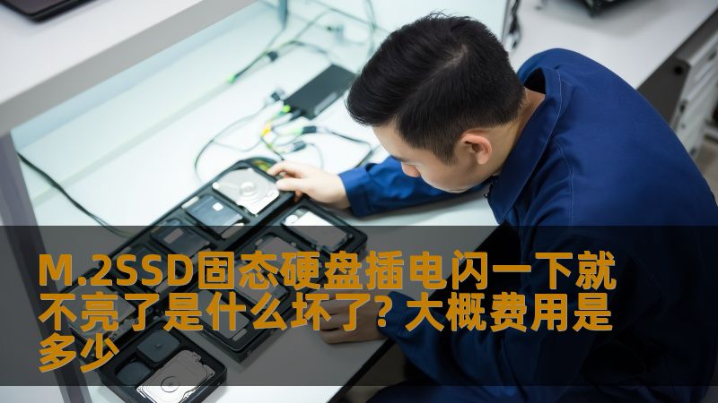 M.2SSD固态硬盘插电闪一下就不亮了是什么坏了? 大概费用是多少