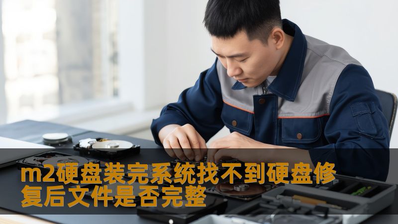 遇到m2硬盘装完系统找不到硬盘的问题？本文提供详细的故障分析、操作步骤和恢复案例，助您确保文件完整性。