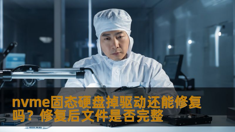 nvme固态硬盘掉驱动还能修复吗？本文深入探讨nvme硬盘的常见故障及修复方法，确保文件完整性。