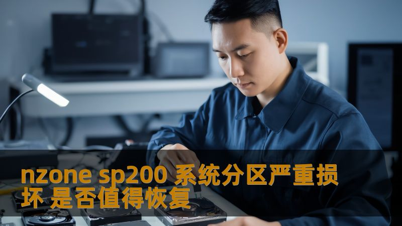 探讨 nzone sp200 系统分区严重损坏的恢复价值，提供有效的数据恢复方案与实战案例。