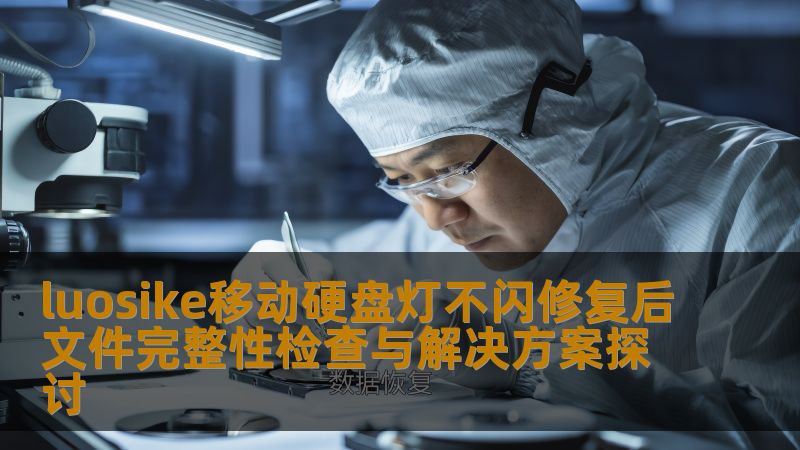 探讨luosike移动硬盘灯不闪后的文件完整性检查与解决方案，提供实用的故障分析和恢复步骤。