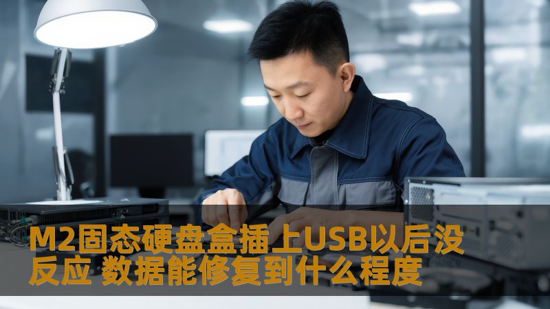 M2固态硬盘盒插上USB以后没反应，数据能修复到什么程度？了解常见故障及恢复方法，帮助您解决数据丢失问题。