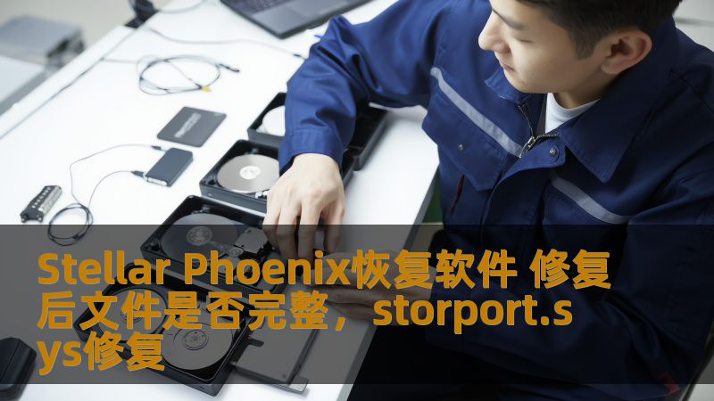 Stellar Phoenix恢复软件 修复后文件是否完整，storport.sys修复