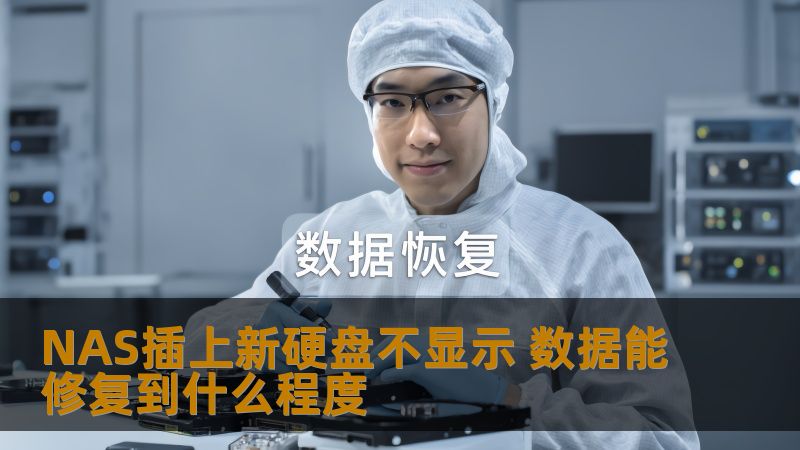 NAS插上新硬盘不显示 数据能修复到什么程度
