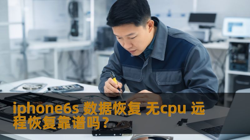 iphone6s 数据恢复 无cpu 远程恢复靠谱吗？