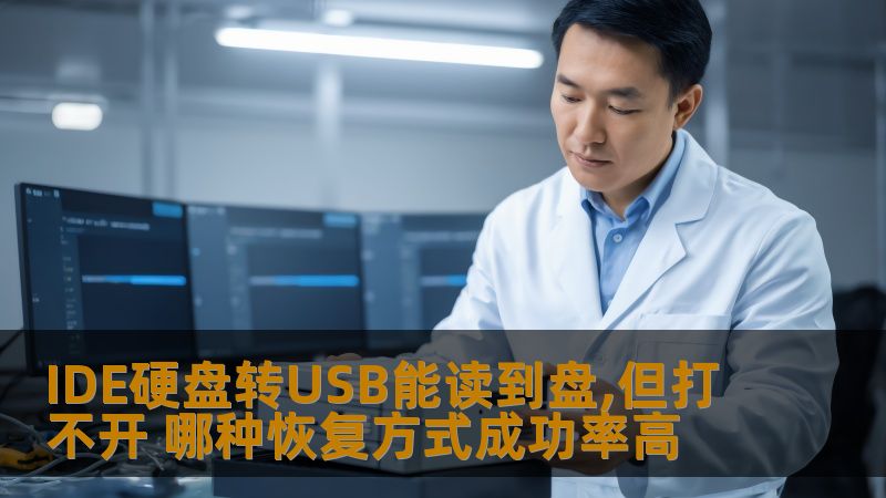 IDE硬盘转USB能读到盘但打不开，本文探讨多种有效的数据恢复方法，帮助用户找回重要数据。