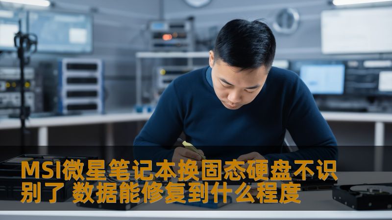 MSI微星笔记本换固态硬盘不识别了 数据能修复到什么程度 MSI微星笔记本换固态硬盘不识别了 数据能修复到什么程度