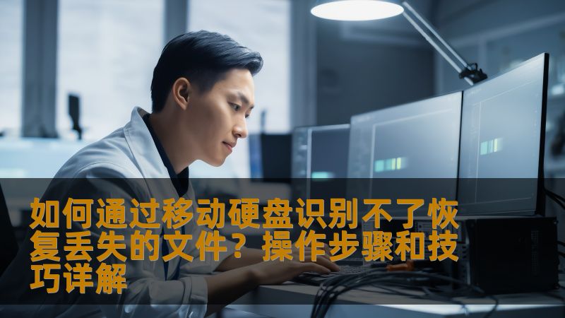 如何通过移动硬盘识别不了恢复丢失的文件？操作步骤和技巧详解