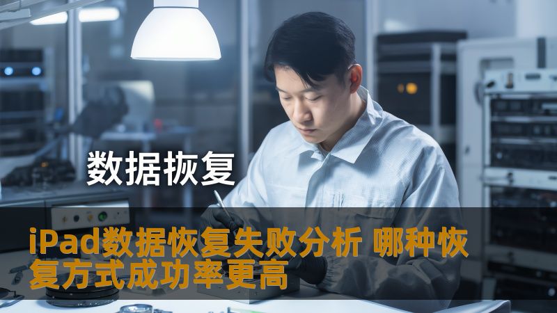 iPad数据恢复失败分析 哪种恢复方式成功率更高