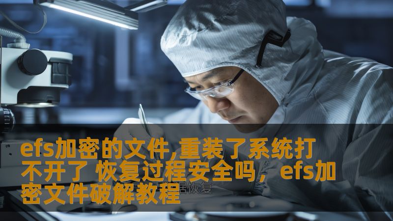 efs加密的文件,重装了系统打不开了 恢复过程安全吗，efs加密文件破解教程