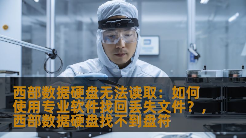 西部数据硬盘无法读取：如何使用专业软件找回丢失文件？，西部数据硬盘找不到盘符