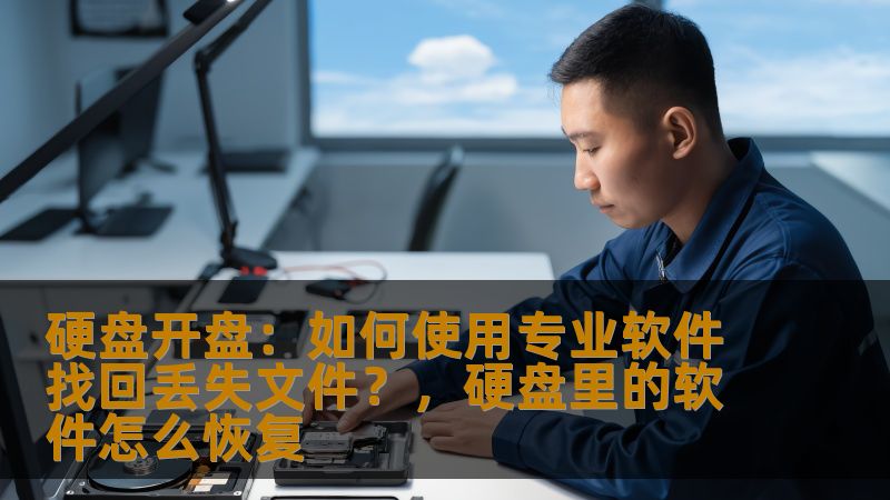 硬盘开盘：如何使用专业软件找回丢失文件？，硬盘里的软件怎么恢复