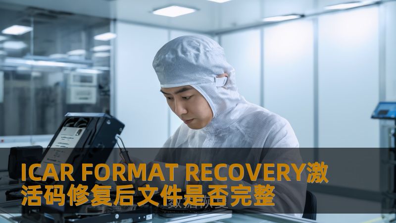 了解ICAR FORMAT RECOVERY激活码修复后文件的完整性检测与评估分析，确保数据恢复的成功率与完整性。