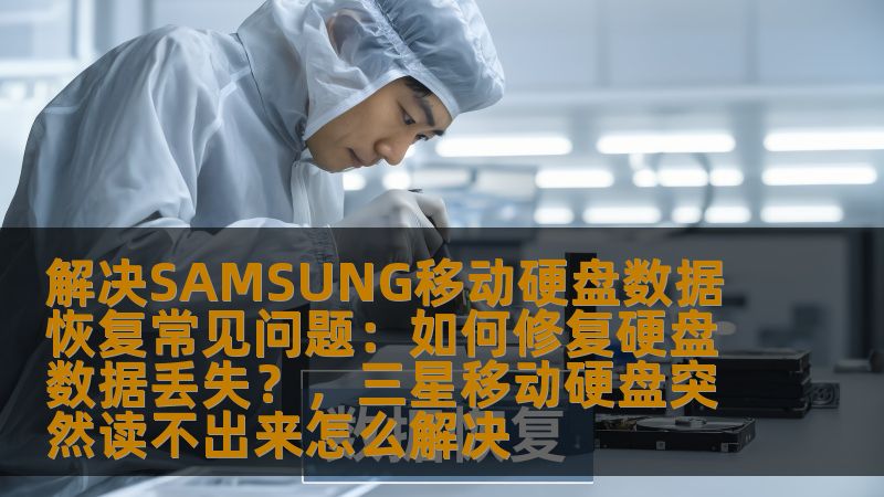 解决SAMSUNG移动硬盘数据恢复常见问题：如何修复硬盘数据丢失？，三星移动硬盘突然读不出来怎么解决