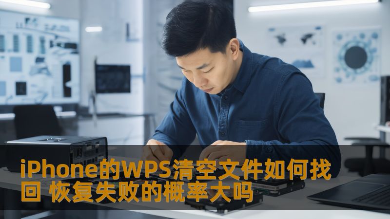 iPhone的WPS清空文件如何找回 恢复失败的概率大吗