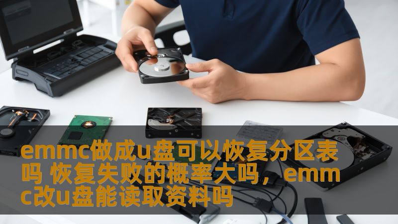 emmc做成u盘可以恢复分区表吗 恢复失败的概率大吗，emmc改u盘能读取资料吗