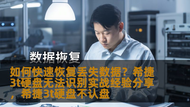 如何快速恢复丢失数据？希捷3t硬盘无法识别实战经验分享，希捷3t硬盘不认盘