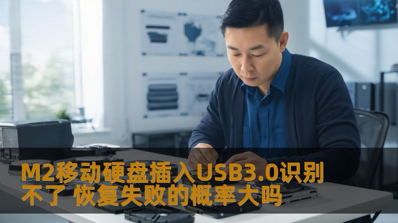 M2移动硬盘插入USB3.0识别不了 恢复失败的概率大吗