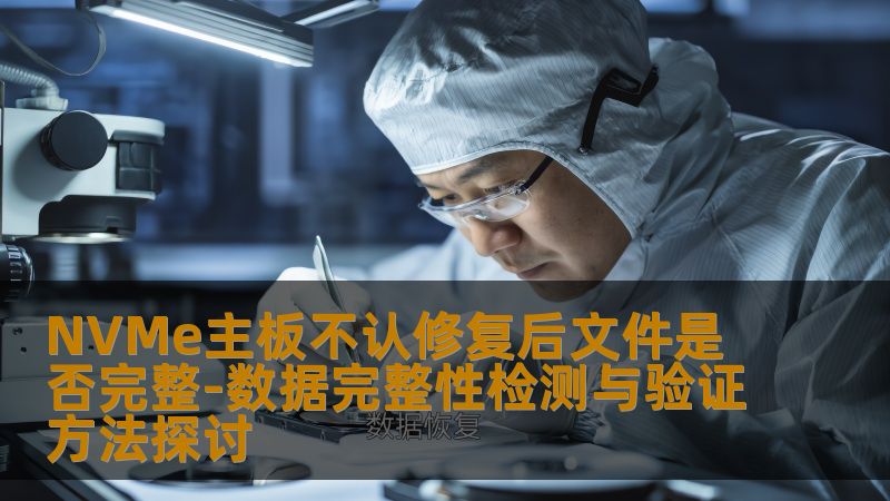 NVMe主板不认修复后文件是否完整-数据完整性检测与验证方法探讨
