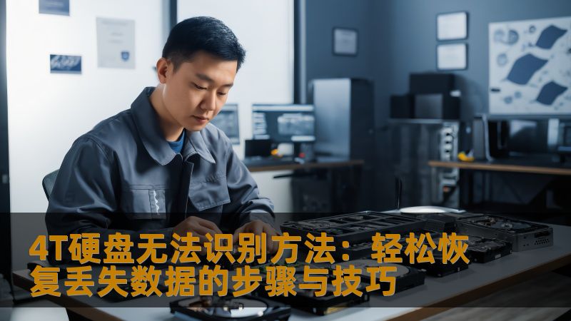 4T硬盘无法识别方法：轻松恢复丢失数据的步骤与技巧